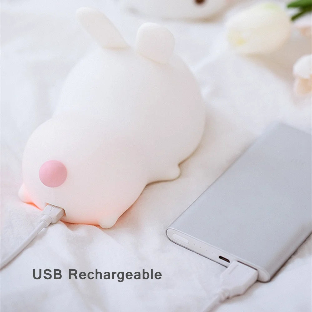 RGB Bunny Glow Night Light