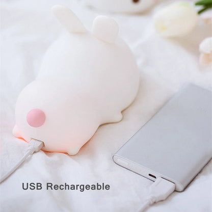 RGB Bunny Glow Night Light