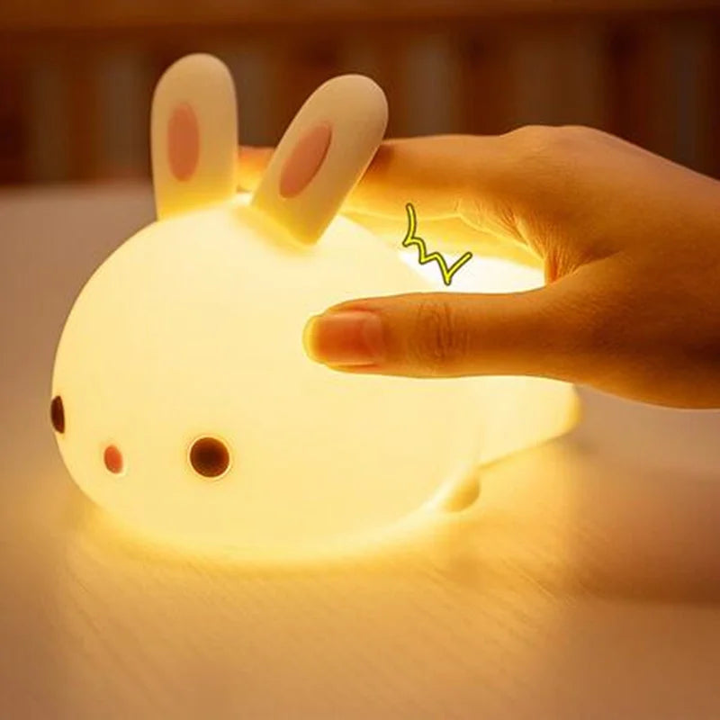 RGB Bunny Glow Night Light