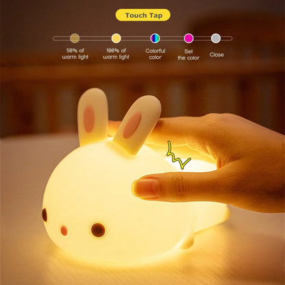 RGB Bunny Glow Night Light